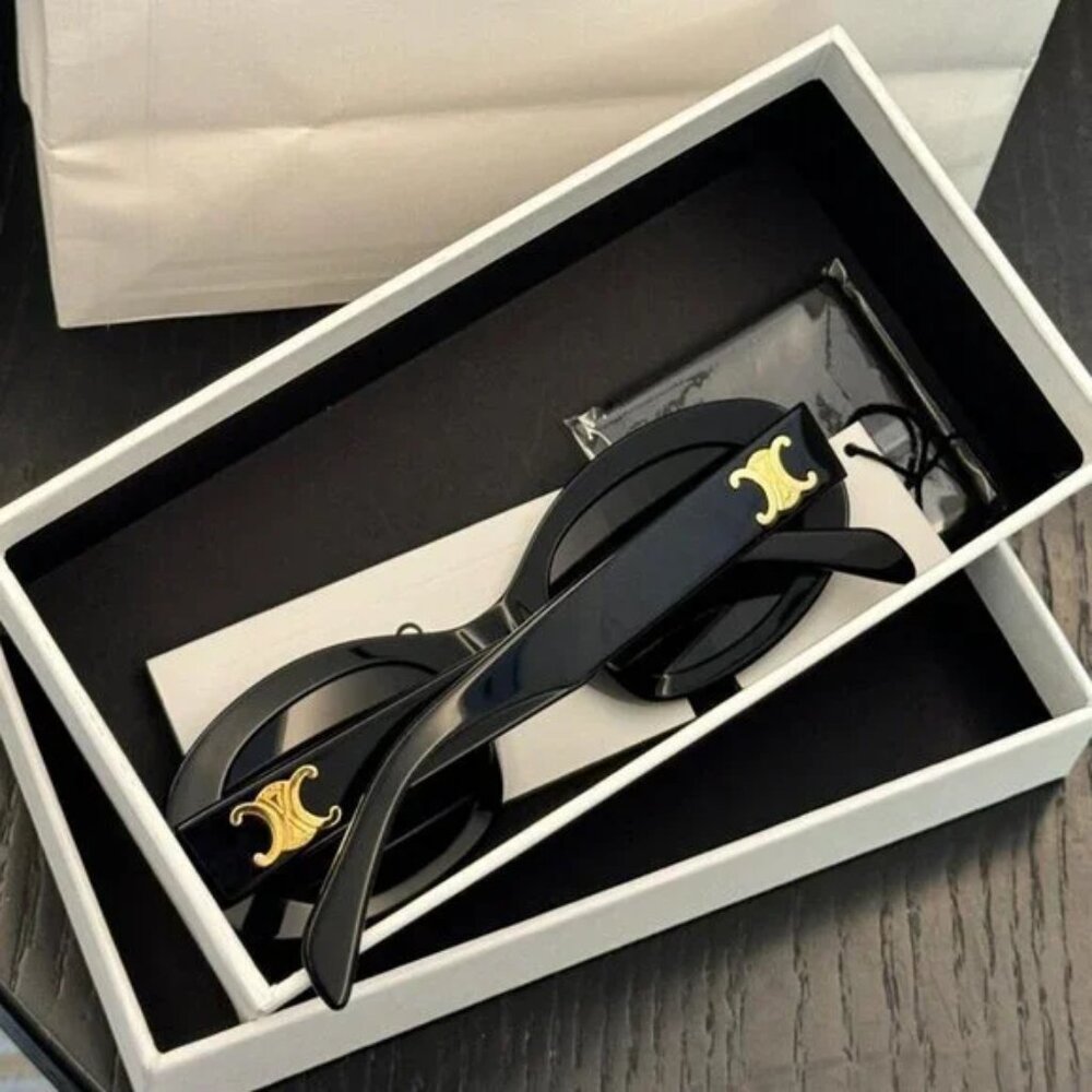 Celine Triomphe Oval Sunglasses - Picture 6 of 6